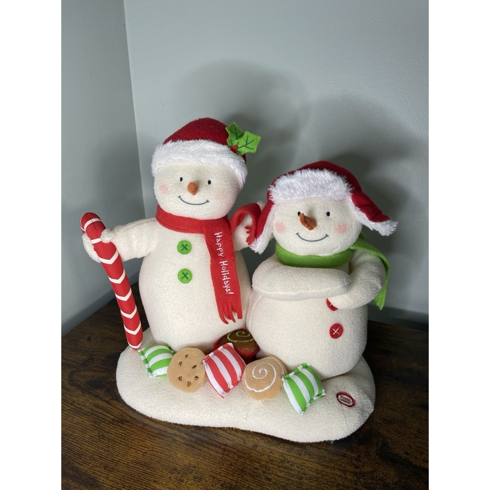 Hallmark Seasons Treatings Snowmen Jingle Pals Singing Motion Yum Yum Yum
